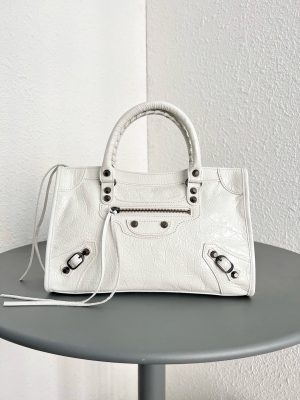 발렌시아가 르 시티백 스몰 8114422 화이트