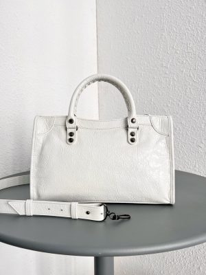 발렌시아가 르 시티백 스몰 8114422 화이트