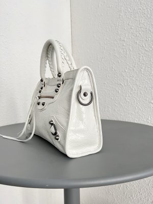 발렌시아가 르 시티백 스몰 8114422 화이트 - 이미지 4