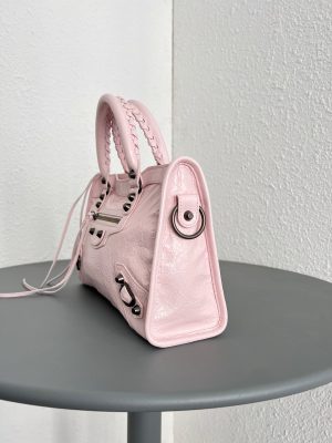 발렌시아가 르 시티백 스몰 8114422 핑크 - 이미지 4