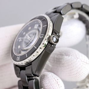 샤넬 J12 시계 블랙 오토메틱 33mm - 이미지 7