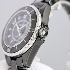 샤넬 J12 시계 블랙 아라비아 숫자 오토메틱 33mm - 이미지 3