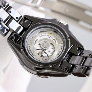 샤넬 J12 시계 블랙 아라비아 숫자 오토메틱 33mm - 이미지 7