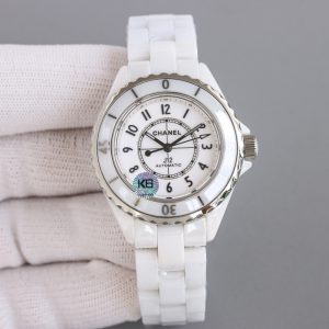 샤넬 J12 시계 화이트 아라비아 숫자 오토메틱 33mm