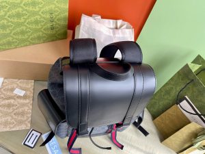 구찌 GG 블랙 백팩 495563 - 이미지 6