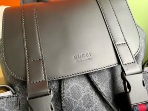 구찌 GG 블랙 백팩 495563 - 이미지 5