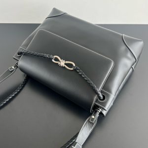보테가베네타 안디아모 메신저 807715 블랙 - 이미지 6