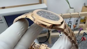 Patek Philippe Nautilus 5712/1R Chocolate Dial Rose 40mm - 이미지 5