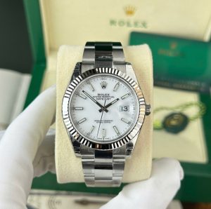 Alternative view of Rolex Datejust 126334-0009 White 41mm