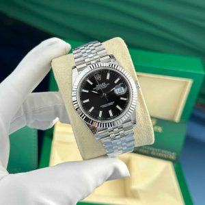 Alternative view of Rolex Datejust 126334 Black Dial 41 mm