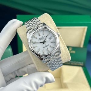 Alternative view of Rolex Datejust 126334 White Dial 41mm
