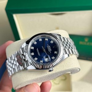Rolex Datejust 126334 Blue Diamond Dial 41mm - 이미지 3