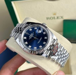 Rolex Datejust 126334 Blue Diamond Dial 41mm - 이미지 4