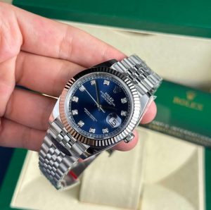 Rolex Datejust 126334 Blue Diamond Dial 41mm - 이미지 5