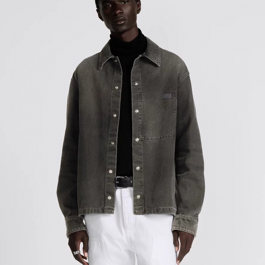 디* 데님 셔츠 25FW RA1212 - 이미지 2