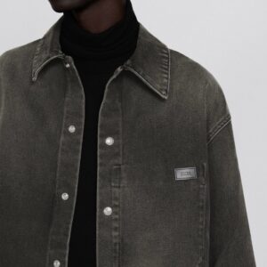 디* 데님 셔츠 25FW RA1212 - 이미지 3