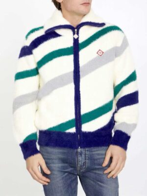 카사블랑카 집업 자켓 25FW 1C082001 - 이미지 3