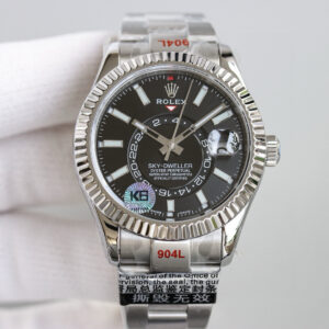 Alternative view of 로렉스 스카이드웰러 (Sky-Dweller) 326934 블랙 다이얼