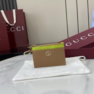 구찌 GG 마몽 지퍼 키 파우치 837966-3 - 이미지 3