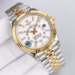 로렉스 스카이드웰러 (Sky-Dweller) 336933 화이트 다이얼 콤비 주빌레 5선