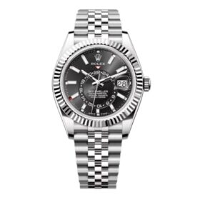 Superclone Rolex Sky-Dweller 42 mm Bright black Dial 336934