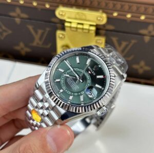 로렉스 스카이드웰러 (Sky-Dweller) 326934 그린 다이얼 주빌레 5선 - 이미지 4