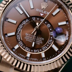 로렉스 스카이드웰러 (Sky-Dweller) 326934 초코 다이얼 러버 밴드 - 이미지 7