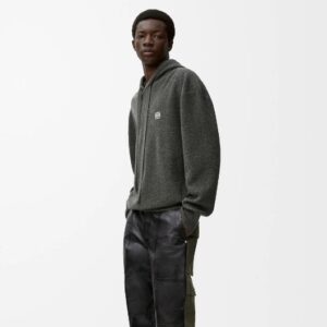 Alternative view of 로에* 양모 후드티 25FW RA1204-2