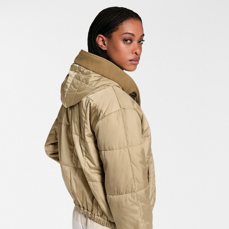 루이비* 여성 패딩 후드 25FW RA1201 - 이미지 6