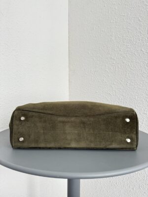 발렌시아가 로데오 핸드백 라지 7897442 카키 스웨이드 - 이미지 4