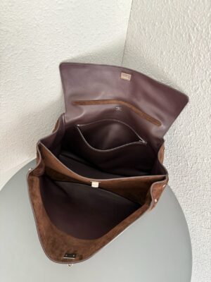 발렌시아가 로데오 핸드백 라지 7897442 에스프레소 스웨이드 - 이미지 9
