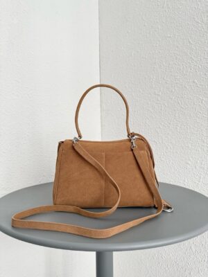 발렌시아가 로데오 핸드백 스몰 7897792 카멜 스웨이드 - 이미지 6