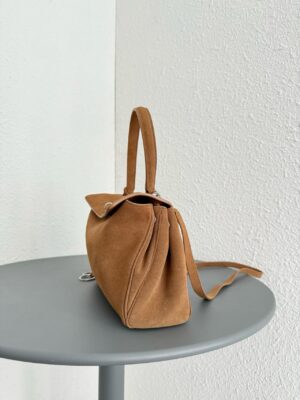 발렌시아가 로데오 핸드백 스몰 7897792 카멜 스웨이드 - 이미지 7