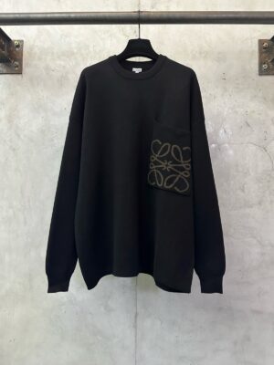 로에* 자카드 울혼방 니트 스웨터 25FW 66ST564
