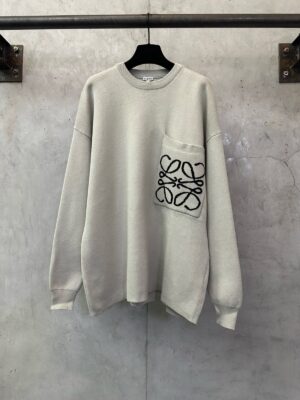 로에* 자카드 울혼방 니트 스웨터 25FW 66ST564-2