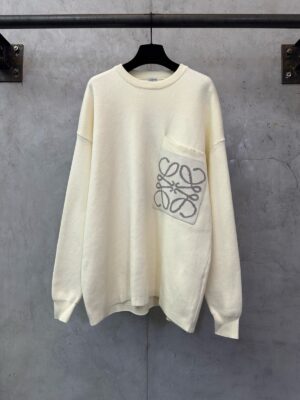 로에* 자카드 울혼방 니트 스웨터 25FW 66ST564-3