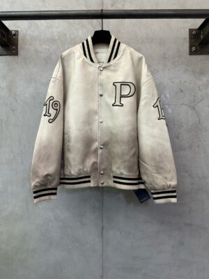 프라다 레더 플라이트 자켓 25FW 66ST569