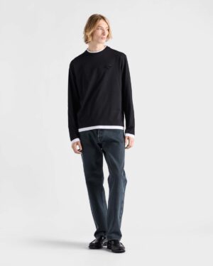 프라다 롱슬리브 티셔츠 25FW 66ST570 - 이미지 4