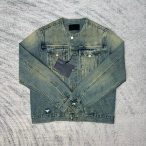 프라다 데님 자켓 25FW 66ST519 - 이미지 3