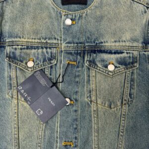 프라다 데님 자켓 25FW 66ST519 - 이미지 7