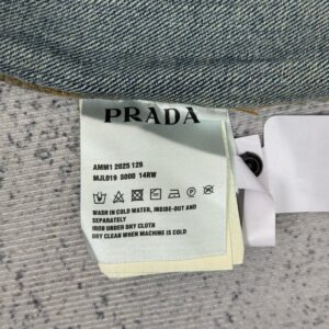 프라다 데님 셔츠 25FW 66ST520 - 이미지 10
