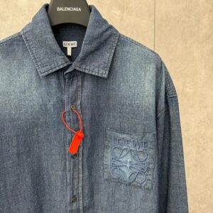 로에* 데님 셔츠 25FW 66ST522 - 이미지 4