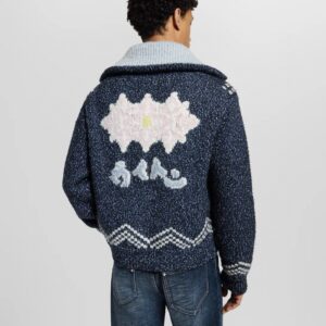 루이비* 니트 집업 자켓 25FW RA1219 - 이미지 4