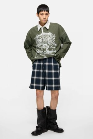 아크네 로고 폴로 셔츠 25FW RA1266 - 이미지 3