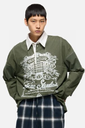Alternative view of 아크네 로고 폴로 셔츠 25FW RA1266