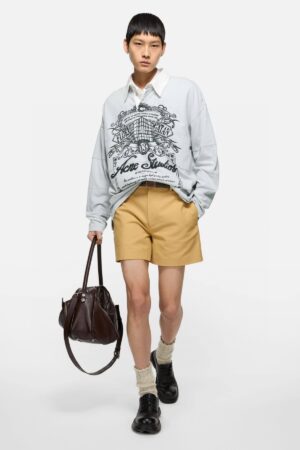 아크네 로고 폴로 셔츠 25FW RA1266-2 - 이미지 4