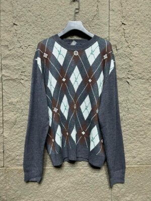 Alternative view of 루이비* Nigo 아가일 자카드 울 스웨터 25FW 66ST562