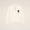 아미 하트 로고 울 블렌드 폴로 니트 25FW RA1288