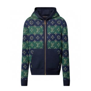 루이비* 모노그램 리버서블 후드 집업 니트 25FW RA1295