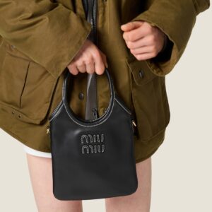미우미우 아이비(IVY) 가죽 핸드백 5BA281-3 - 이미지 5